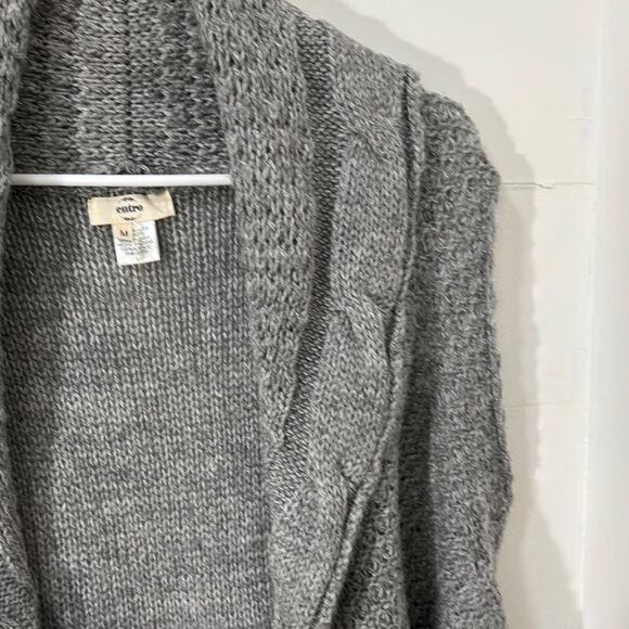 Entro Gray Women's Sweater Vest - Picture 4 of 7